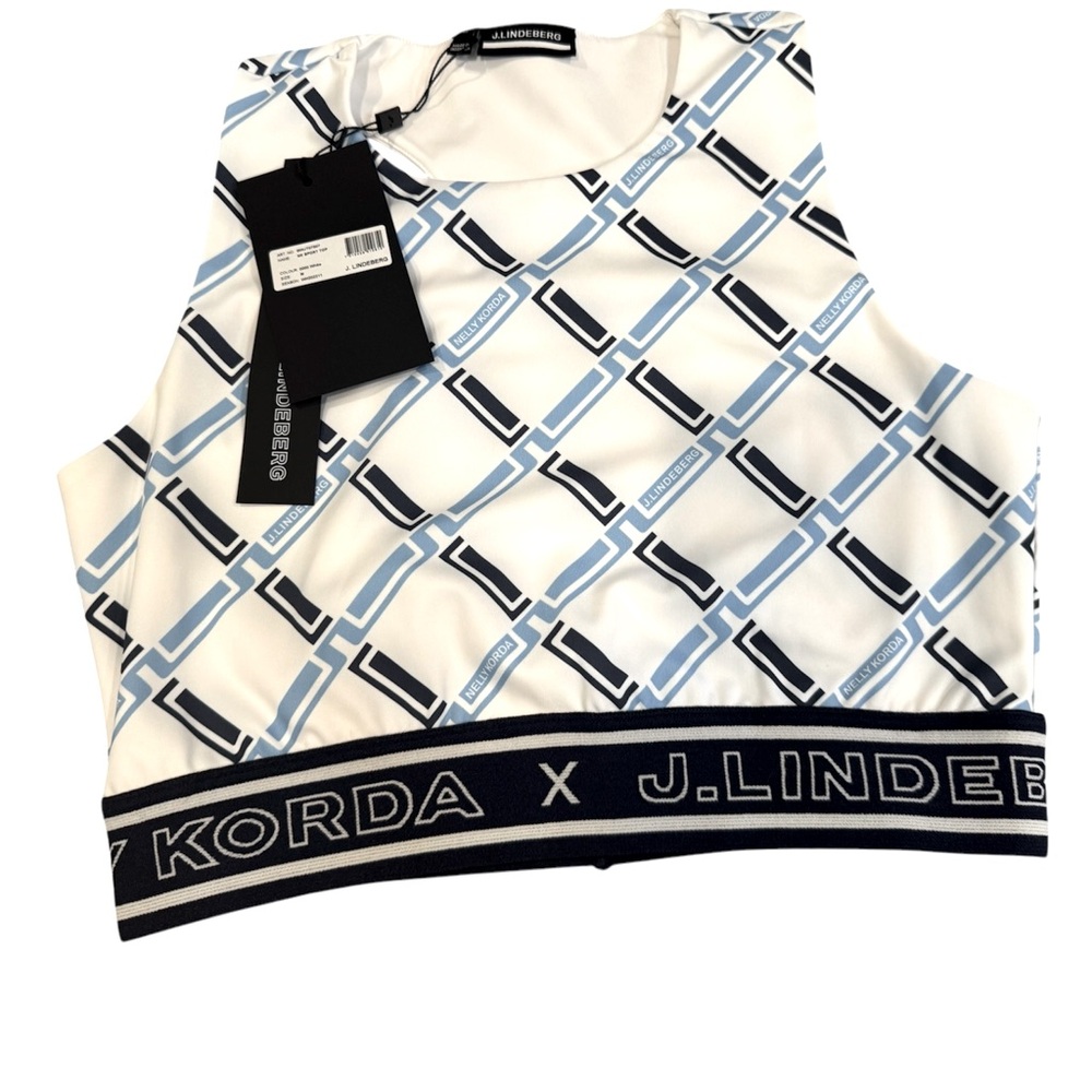 J. LINDEBERG Nelly Korda Cropped Sport Top